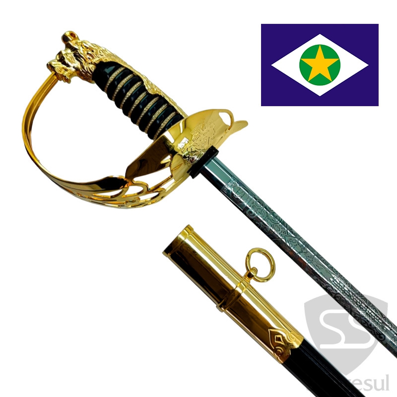 ESPADA DE CORONEL DA POLICIA MILTAR DO MATO GROSSO