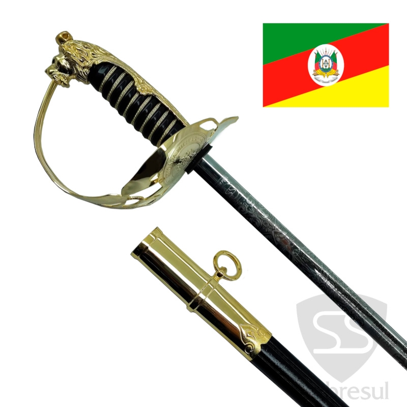 ESPADA DE CORONEL PMRS (BRIGADA MILITAR)