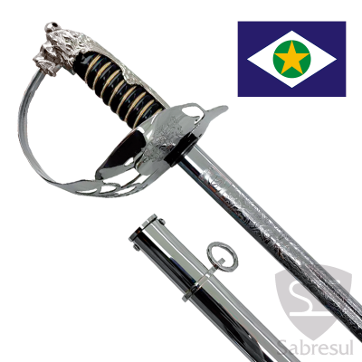 POLICIA MILITAR (OFICIAIS) - ESPADA DE OFICIAL DA POLICIA MILITAR DE MATO GROSSO 