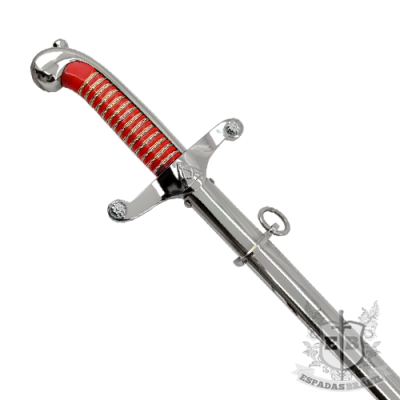 ESPADAS MAÇONICAS - ESPADA MAÇONICA GUARDA MAO (VERMELHO)